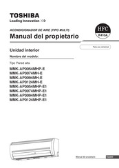 Toshiba MMK-AP0124MH-E Manual Del Propietário