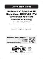 Tripp-Lite NetDirector B024-HU08 Guia De Inicio Rapido