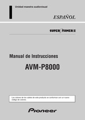 Pioneer AVM-P8000 Manual De Instrucciones