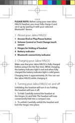 Jabra HALO2 Manual De Instrucciones