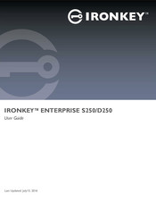 IronKey ENTERPRISE D250 Guia Del Usuario