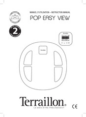 Terraillon POP EASY VIEW Manual De Instrucciones