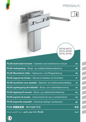 Pressalit R4752 Instrucciones De Uso Y Mantenimiento