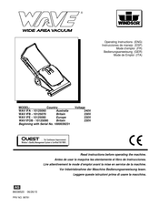 Windsor WAVE WAV IFOB Instrucciones De Manejo