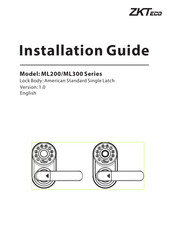 ZKTeco ML200 Serie Guia De Instalacion