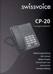 Swissvoice CP-20 Instrucciones