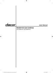 Dacor DTG36M955F Serie Manual De Usuario