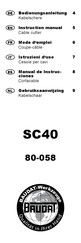 Baudat SC 40 Manual De Instrucciones