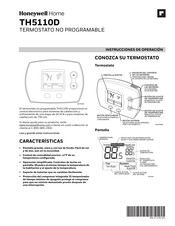 Honeywell Home TH5110D Instrucciones De Operación