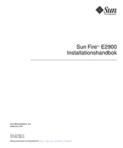 Sun Fire E2900 Manual De Instalación