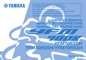 Yamaha YFM70RSSH Manual Del Propietário