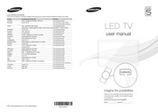 Samsung UE40D5500 Manual Del Usuario