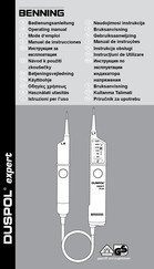 Benning DUSPOL expert Manual De Instrucciones