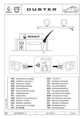 Dacia 8201698539 Instrucciones De Montaje