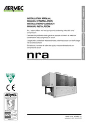 AERMEC NRA 1650 Manual Instalación