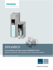Siemens SINAMICS G120 Instrucciones De Servicio