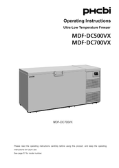 Phcbi MDF-DC700VX Manual De Instrucciones