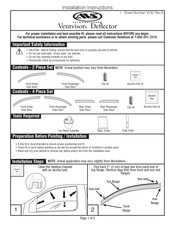 LUND AVS Ventvisor Instrucciones De Instalación