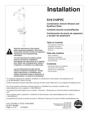 Bradley S19-310PVC Instalación