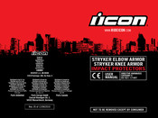 ICON Stryker Knee Armor Manual Del Usuario