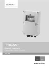 Siemens SITRANS F FST020 IP65 NEMA 4X Instrucciones De Servicio