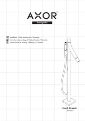 Hansgrohe AXOR Starck Organic 12016 1 Serie Instrucciones De Montaje / Manejo / Garantía