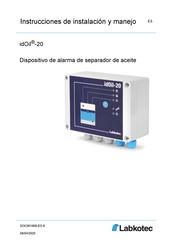 LABKOTEC idOil-20 Instrucciones De Instalación Y Manejo