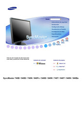 Samsung SyncMaster 740B Manual De Instrucciones