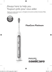 Philips Sonicare FlexCare Platinum HX9143/02 Manual De Instrucciones