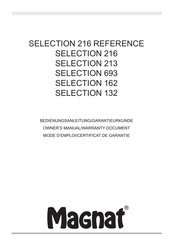 Magnat SELECTION 162 Manual Del Usuario