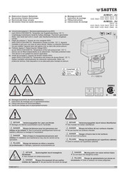 sauter AVM321 2U Serie Instrucciones De Montaje