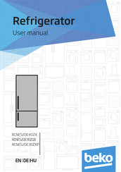Beko RCNE520E40ZX Manual De Usuario