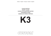 Custom K3 Manual De Inicio Rápido