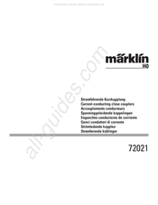 marklin 72021 Manual Del Usuario