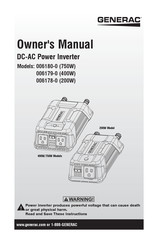 Generac 006180-0 El Manual Del Propietario