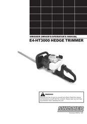 Swisher E4-HT3000 Manual Del Propietario - Operador