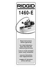 RIDGID 1460-E Funcionamiento