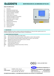 ESA Ex22DST6 Manual De Instrucciones