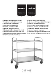 METRO PROFESSIONAL GST1003 Manual De Instrucciones