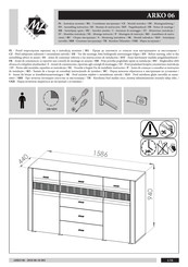 ML MEBLE ARKO 06 Instrucciones De Instalación