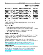 Siemens 7RD01 Serie Manual Del Usuario