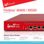 Watchguard Firebox M400 Guia De Inicio Rapido