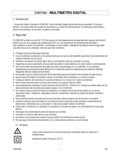 Velleman DVM1090 Manual De Usuario