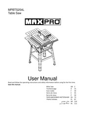 MaxPro MPBTS254L Manual Del Usuario