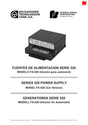 Aplicaciones technologicas 520 Serie Manual Del Usuario