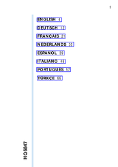 Philips PHILISHAVE POUCH HQ6847/16 Manual De Instrucciones