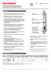 Kathrein DVB-S(2)-COFDM Manual Del Usuario