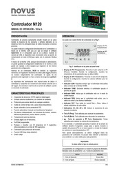 Novus N120 Manual De Operación