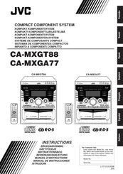 JVC CA-MXGT88 Manual De Instrucciones