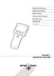 Mettler Toledo SevenGo SG3 Instrucciones De Manejo